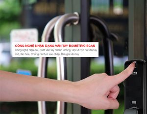 khóa cửa vân tay hàn quốc