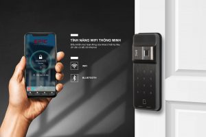 Khóa vân tay ứng dụng rất nhiều các tính năng hiện đại