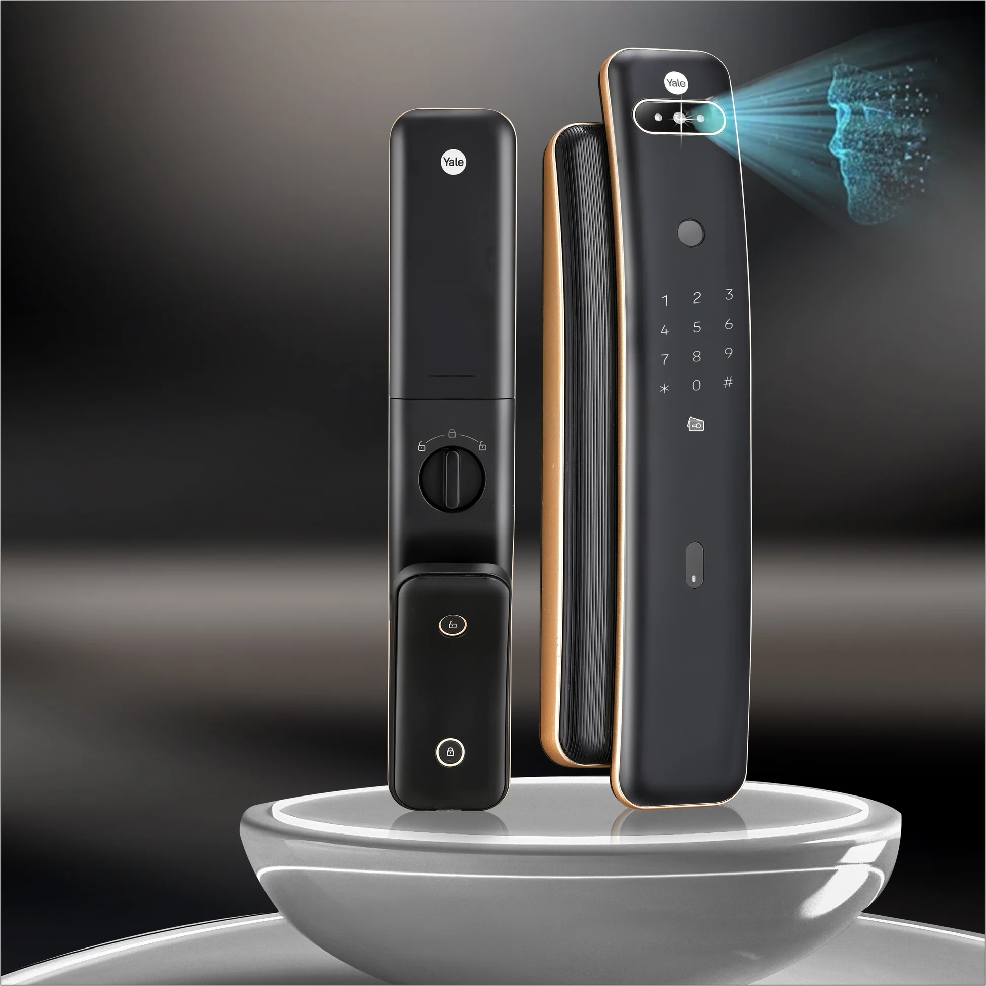 KHÓA THÔNG MINH NHẬN DIỆN KHUÔN MẶT YALE LUNA PRO+ 11 Khóa thông minh nhận diện khuôn mặt Yale Luna Pro+